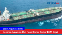 Bakamla Amankan Dua Kapal Super Tanker BBM Ilegal