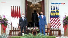 Presiden Jokowi Terima Kunjungan PM Malaysia di Istana Kepresidenan