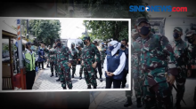 Panglima TNI Tinjau Penerapan PPKM Mikro di Surabaya