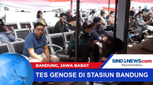 Hari Pertama Layanan Tes Genose di Stasiun Bandung