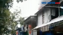 Kebakaran Melanda Permukiman Padat Penduduk di Sunter, Jakarta Utara