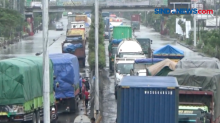 Pantura Kaligawe Semarang Banjir , Picu Kemacetan