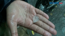 Fenomena Hujan Es Turun di Yogyakarta