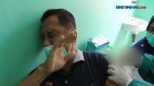 Guru SD di Tangerang Menjerit saat Disuntik Vaksin Covid-19