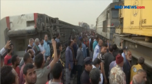 Kereta Tergelincir di Mesir, 97 Orang Terluka