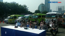 115 Kendaraan Travel Gelap Diamankan Ditlantas Polda Metro Jaya