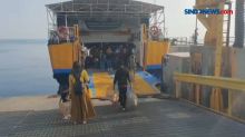 Ratusan Pemudik Berdesakan di Pelabuhan Jangkar