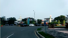 Area Wisata Taman Impian Jaya Ancol Masih Lengang Pagi Ini