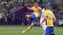 Jelang Euro 2020, Ibrahimovic Cedera Lutut