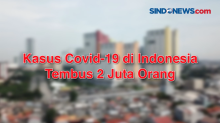 Kasus Covid-19 di Indonesia Tembus 2 Juta Orang