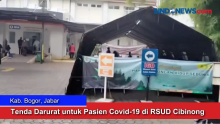 Tenda Darurat untuk Pasien Covid-19 di RSUD Cibinong