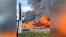 Kebakaran Rumah Panggung Berlantai 2 di Maros, Warga Panik