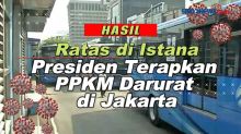 Hasil Ratas di Istana, Presiden Terapkan PPKM Darurat di Jakarta