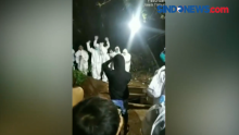 Viral Video Joget Relawan Penggali Kubur Jenazah Covid-19 di Makam