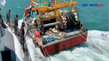 Petugas PSDKP Kota Batam Tangkap Kapal Ikan Asing