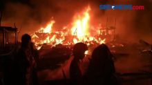 Puluhan Rumah Warga di Komplek Mendawai Palangkaraya Terbakar