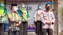 Tinjau Vaksinasi di Gedung Pusat Dakwah, Kapolri Apresiasi PP Muhammadiyah
