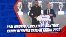 Real Madrid Perpanjang Kontrak Karim Benzema Sampai Tahun 2023