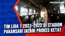 Tim Liga 1 2021-2022 di Stadion Pakansari Jalani Prokes Ketat