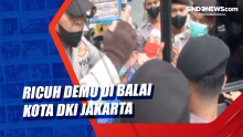Ricuh Demo di Balai Kota DKI Jakarta