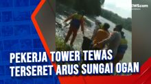 Pekerja Tower Tewas Terseret Arus Sungai Ogan