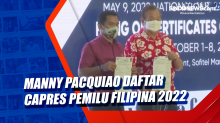 Manny Pacquiao Daftar Capres Pemilu Filipina 2022