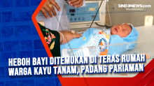 Heboh Bayi Ditemukan di Teras Rumah Warga Kayu Tanam, Padang Pariaman