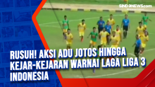 Rusuh! Aksi Adu Jotos Hingga Kejar-kejaran Warnai Laga Liga 3 Indonesia