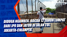 Diduga Ngambek, Bocah 12 Tahun Lompat dari JPO dan Jatuh di Jalan Tol Jakarta-Cikampek