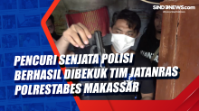 Pencuri Senjata Polisi Berhasil Dibekuk Tim Jatanras Polrestabes Makassar