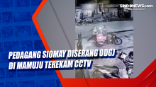 Pedagang Siomay Diserang ODGJ di Mamuju Terekam CCTV