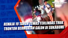 Remaja 19 Tahun Tewas Terlindas Truk Tronton Bermuatan Galon di Sukabumi