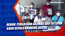 Heboh, Pengacara Razman Arif Diteror Kado Kepala Kambing Busuk