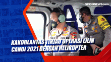 Kakorlantas Tinjau Operasi Lilin Candi 2021 dengan Helikopter