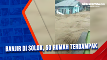 Banjir di Solok, 50 Rumah Terdampak