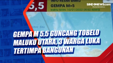 Gempa M 5,5 Guncang Tobelo Maluku Utara, 3 Warga Luka Tertimpa Bangunan