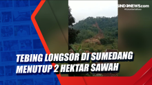 Tebing Longsor di Sumedang Menutup 2 Hektar Sawah