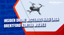 Insiden Drone Misterius Hiasi Laga Brentford kontra Wolves