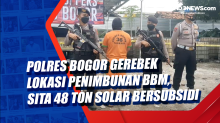 Polres Bogor Gerebek Lokasi Penimbunan BBM, Sita 48 Ton Solar Bersubsidi