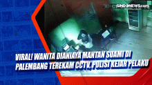 Viral! Wanita Dianiaya Mantan Suami di Palembang Terekam CCTV, Polisi Kejar Pelaku