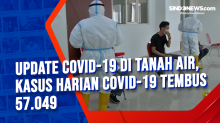 Update Covid-19 di Tanah Air, Kasus Harian Covid-19 Tembus 57.049