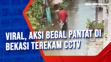 Viral, Aksi Begal Pantat di Bekasi Terekam CCTV