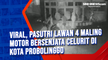 Viral, Pasutri Lawan 4 Maling Motor Bersenjata Celurit di Kota Probolinggo