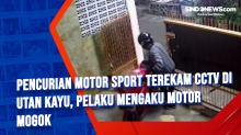 Pencurian Motor Sport Terekam CCTV di Utan Kayu, Pelaku Mengaku Motor Mogok