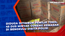 Diduga Ditimbun Pemilik Toko, 45 Dus Minyak Goreng Kemasan di Bengkulu Disita