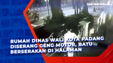 Rumah Dinas Wali Kota Padang Diserang Geng Motor, Batu Berserakan di Halaman