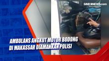Ambulans Angkut Motor Bodong di Makassar Diamankan Polisi