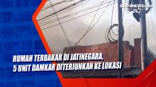 Rumah Terbakar di Jatinegara, 5 Unit Damkar Diterjunkan ke Lokasi