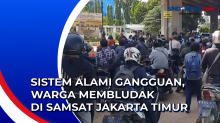 Sistem Pelayanan Alami Gangguan, Warga Membludak di Kantor Samsat Jakarta Timur