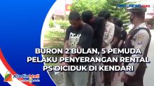 Buron 2 Bulan, 5 Pemuda Pelaku Penyerangan Rental PS Diciduk di Kendari